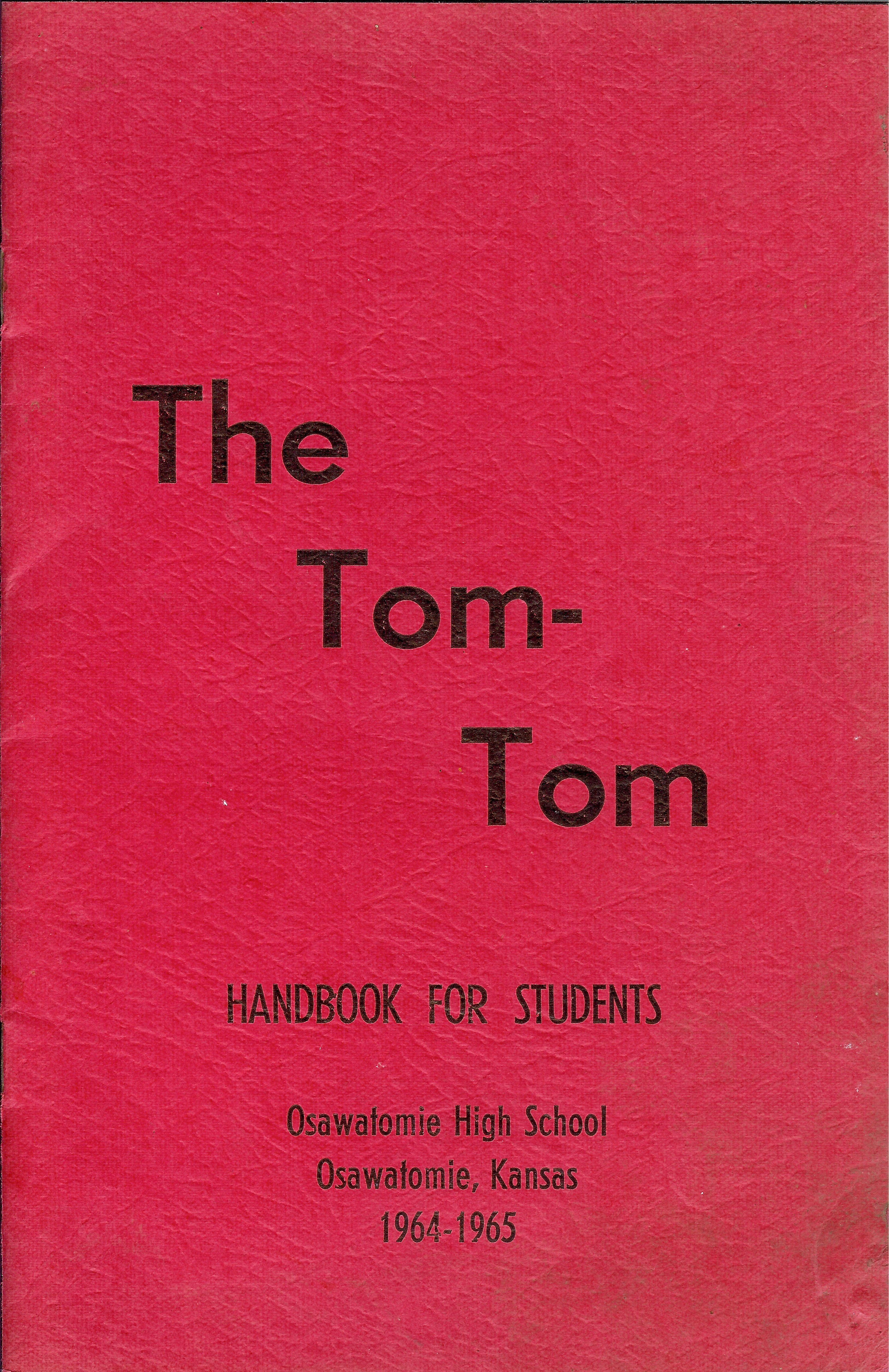 Student Handbook Cover Page